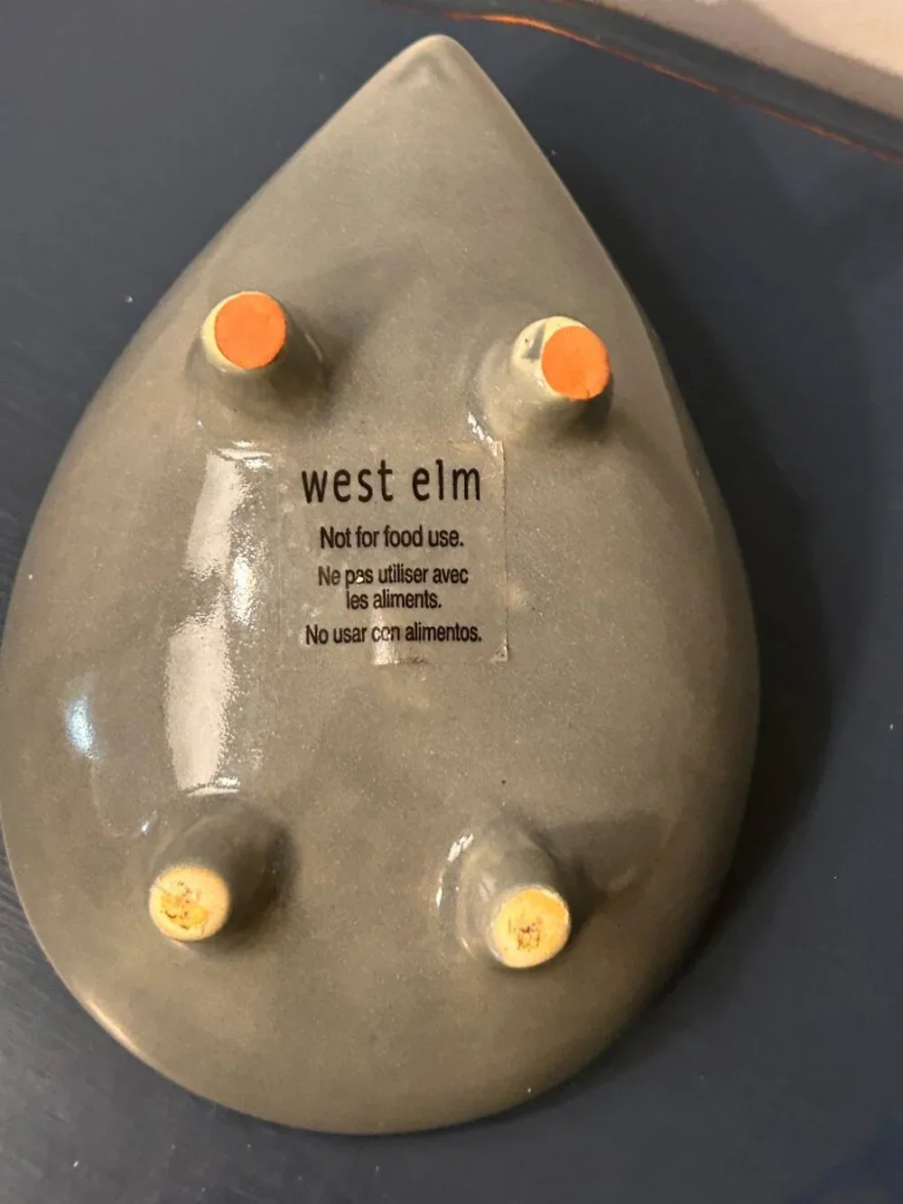 West Elm Ceramic Hedgehog Succulent Trinket Dish